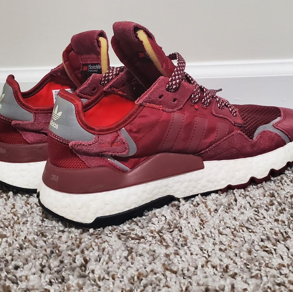 Adidas 3M burgundy shoes